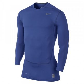 wholesale nike jerseys Nike Men\'s Pro Combat Core Compression Long Sleeve - Royal cheap nfl authentic jerseys